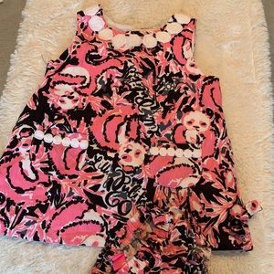 Lilly Pulitzer Panda print baby dress